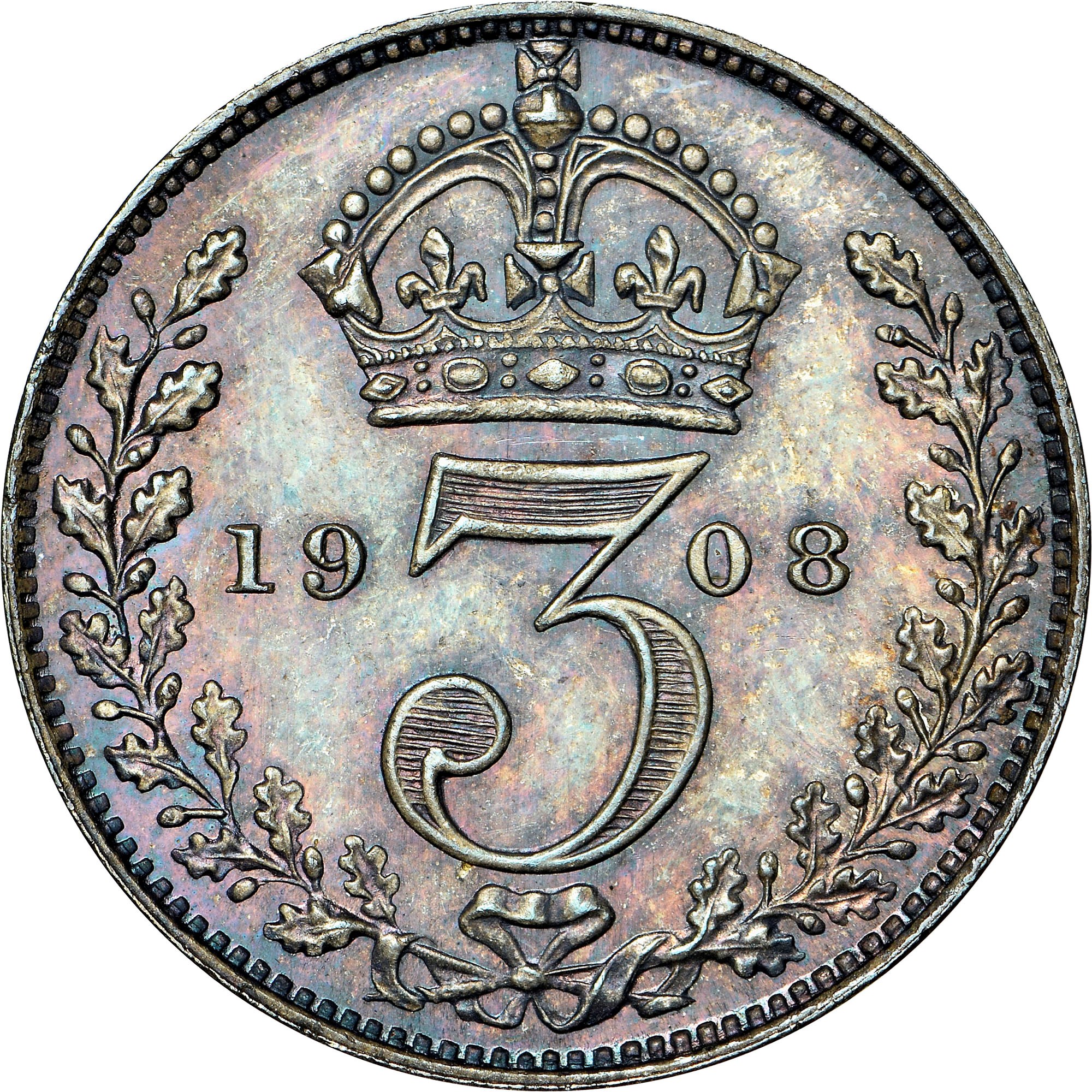 Great Britain 3 Pence KM 797.2 Prices & Values | NGC
