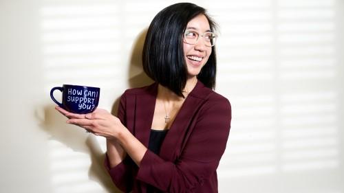 Provost Kristine Din. Photo courtesy of stonehill.edu.